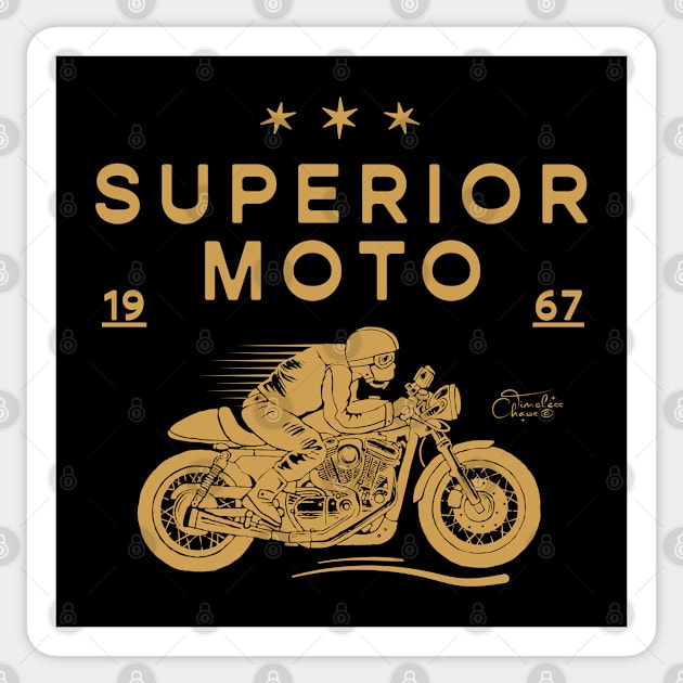 Superior Moto Racing Sticker by Timeless Chaos